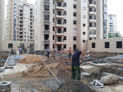 錦繡大地施工現場