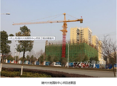 隨州大地國際中心項目進展圖
